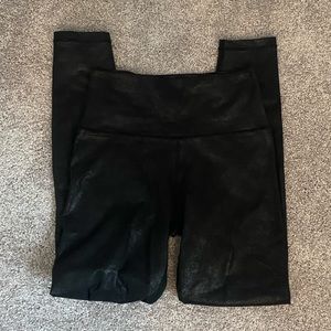 AERIE OFFLINE FAUX CRACKLE LEATHER LEGGINGS